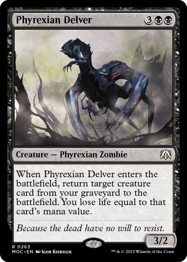 Phyrexian Delver (263) [MOC] - MTG Single