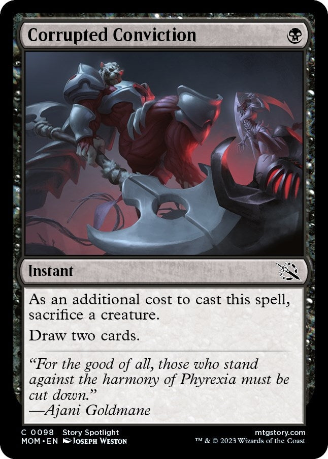 Corrupted Conviction (98) [MOM] - MTG Single