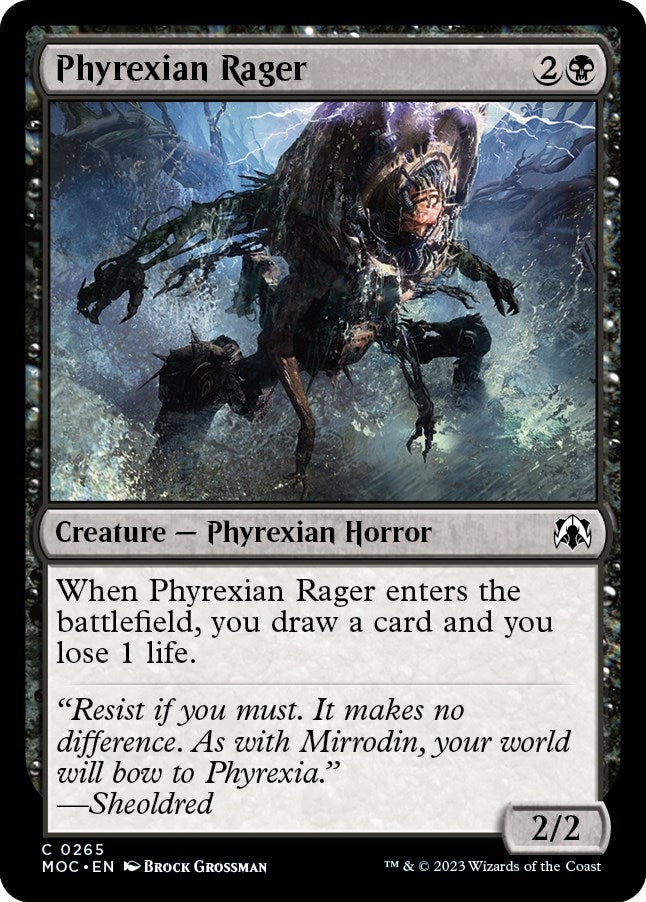 Phyrexian Rager (265) [MOC] - MTG Single