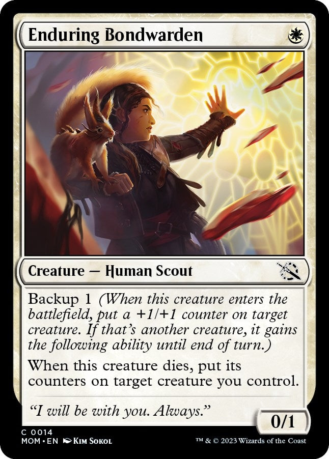 Enduring Bondwarden (14) [MOM] - MTG Single