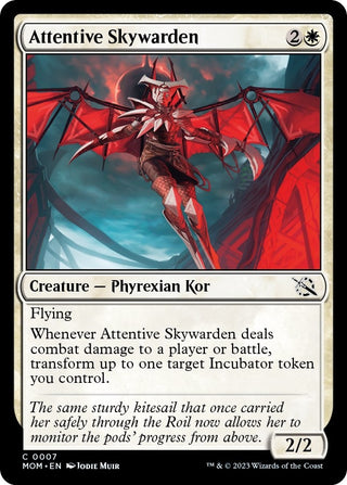 Attentive Skywarden (7) [MOM] - MTG Single