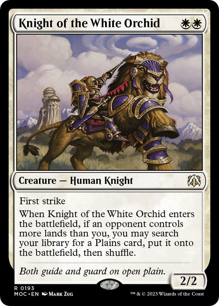 Knight of the White Orchid (193) [MOC] - MTG Single