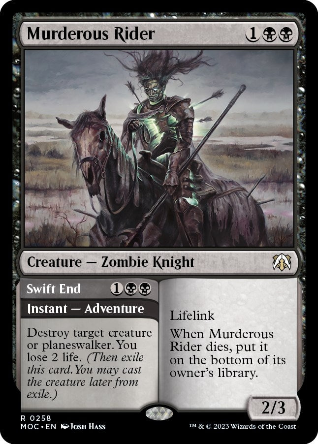 Murderous Rider (258) [MOC] - MTG Single