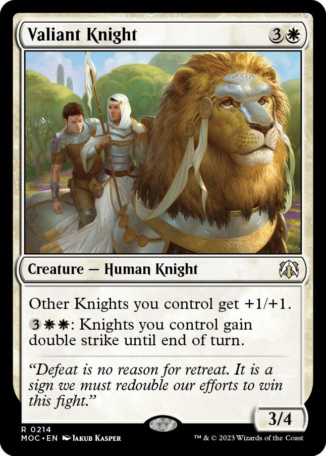 Valiant Knight (214) [MOC] - MTG Single