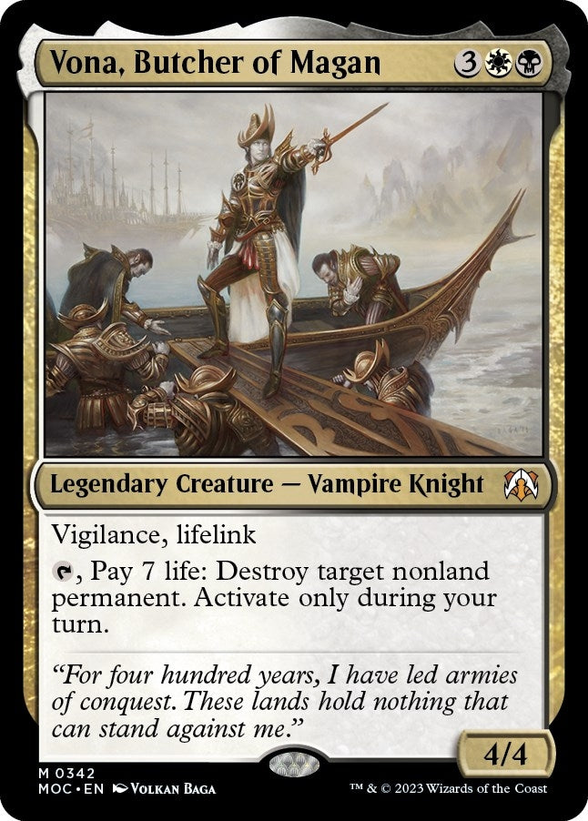 Vona Butcher of Magan (342) [MOC] - MTG Single