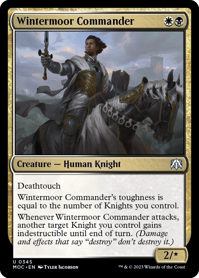 Wintermoor Commander (345) [MOC] - MTG Single