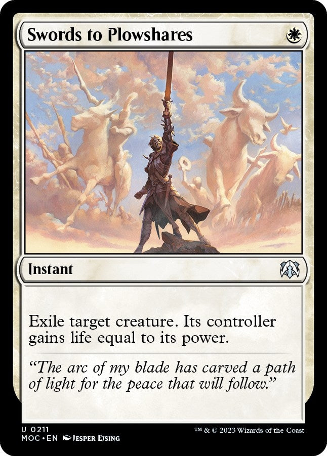 Swords to Plowshares (211) [MOC] - MTG Single