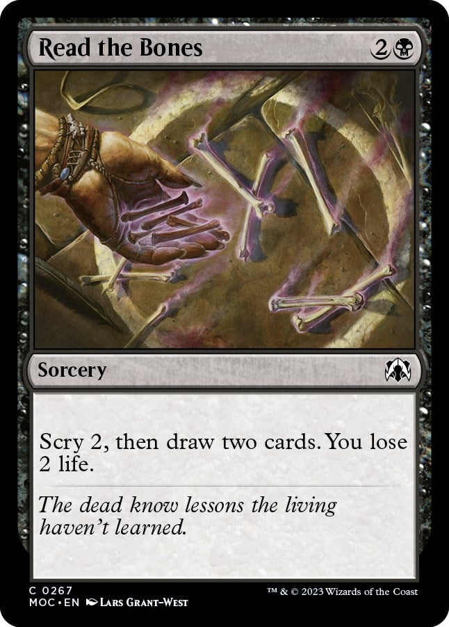 Read the Bones (267) [MOC] - MTG Single