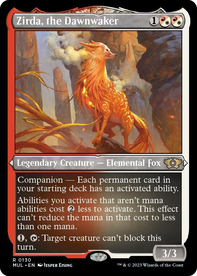 Zirda the Dawnwaker (Foil Etched) (130) [MUL] - MTG Single