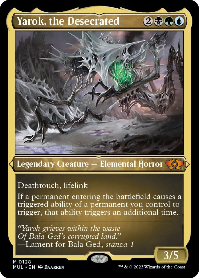 Yarok the Desecrated (Foil Etched) (128) [MUL] - MTG Single