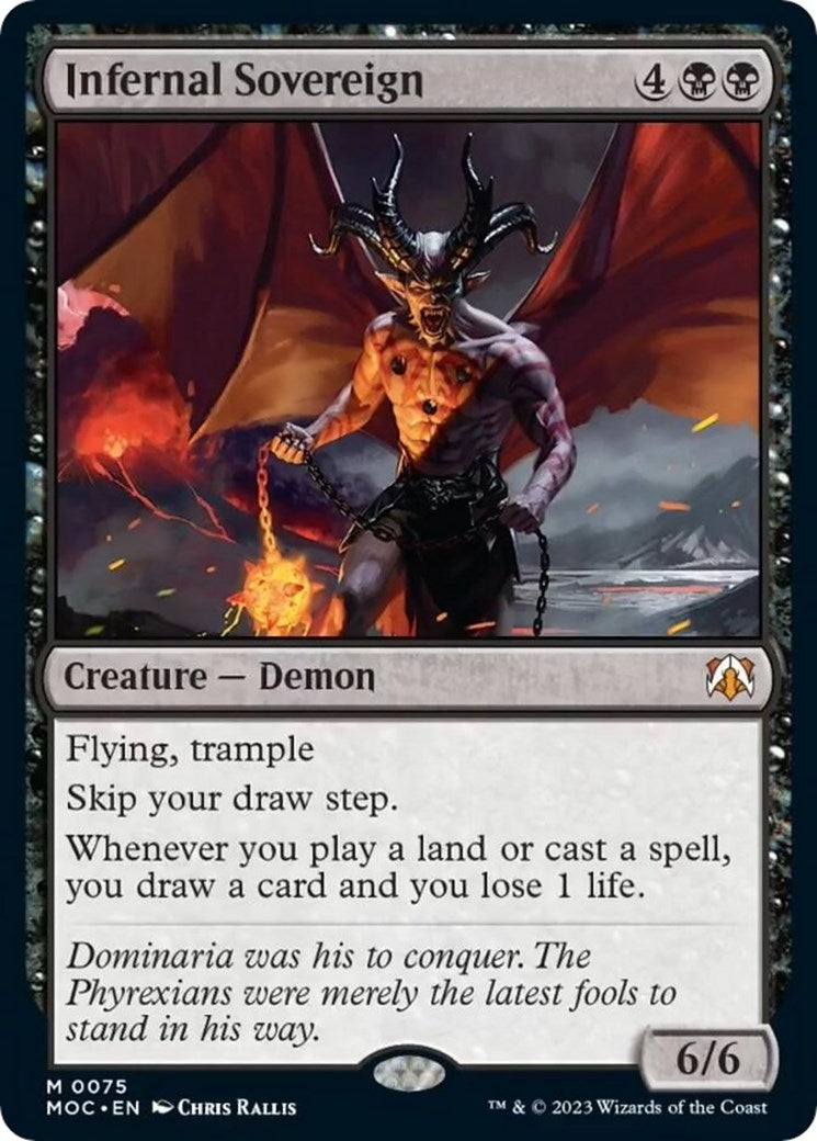 Infernal Sovereign (75) [MOC] - MTG Single