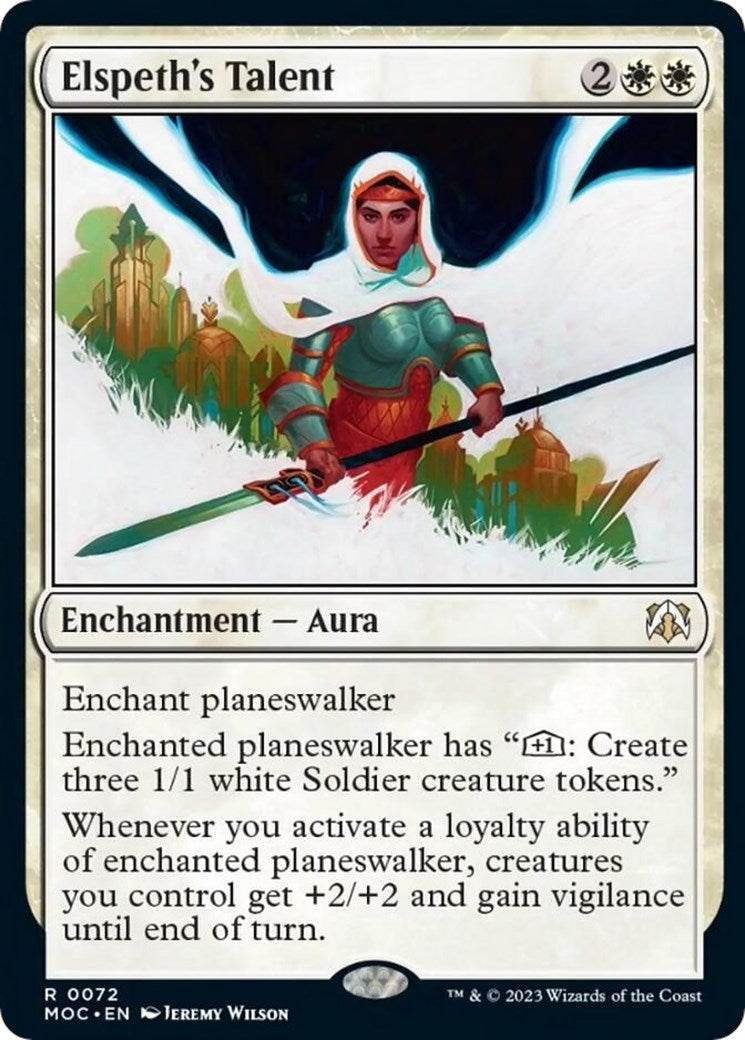 Elspeth’s Talent (72) [MOC] - MTG Single