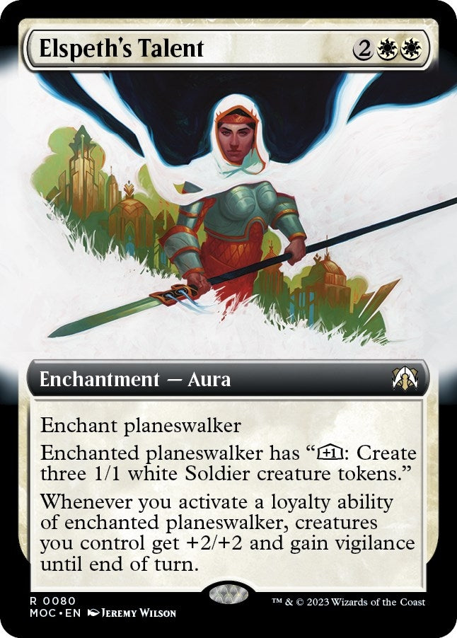 Elspeth’s Talent (Extended Art) (80) [MOC] - MTG Single