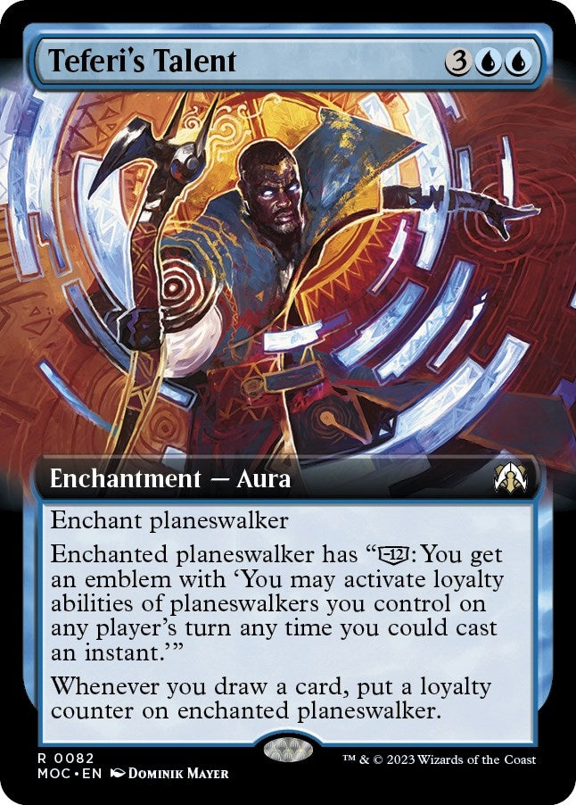 Teferi’s Talent (Extended Art) (82) [MOC] - MTG Single
