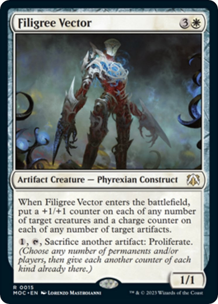 Filigree Vector (15) [MOC] - MTG Single