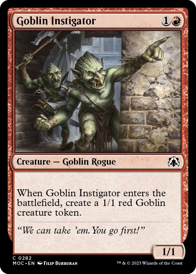 Goblin Instigator (282) [MOC] - MTG Single