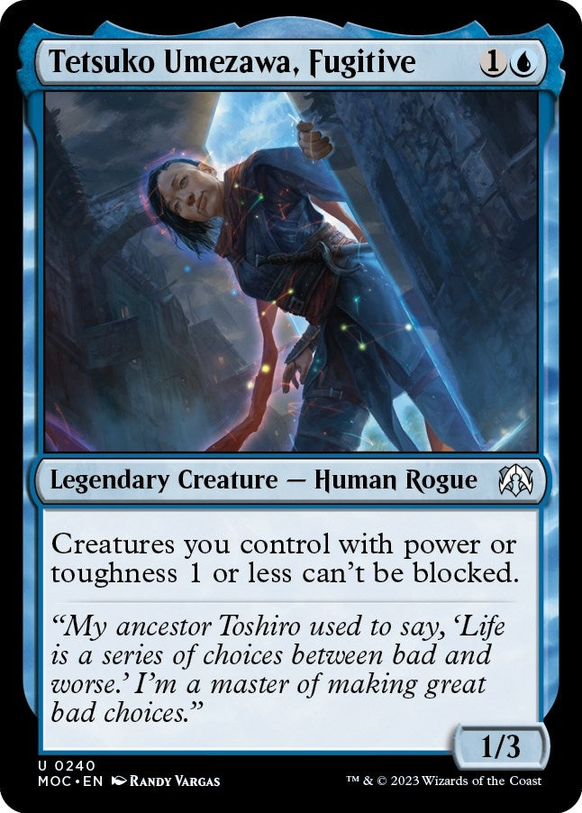 Tetsuko Umezawa Fugitive (240) [MOC] - MTG Single