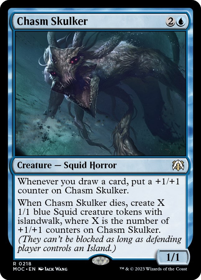 Chasm Skulker (218) [MOC] - MTG Single