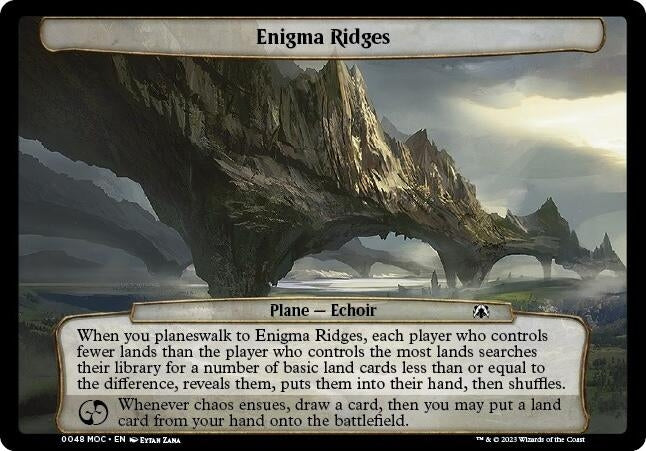 Enigma Ridges (0) [MOC] - MTG Single