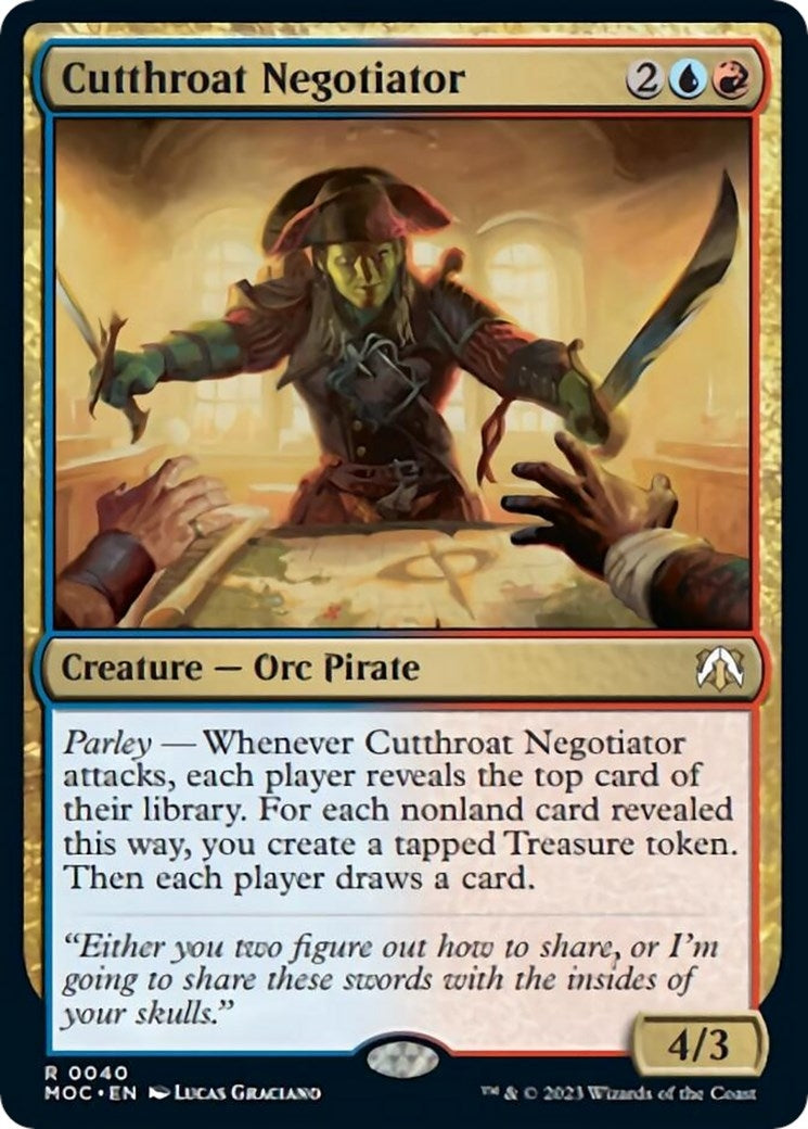Cutthroat Negotiator (40) [MOC] - MTG Single