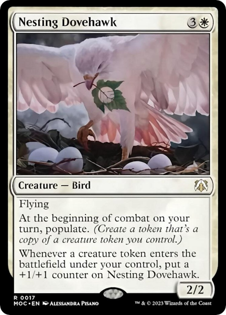 Nesting Dovehawk (17) [MOC] - MTG Single