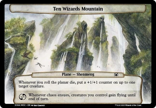 Ten Wizards Mountain (0) [MOC] - MTG Single