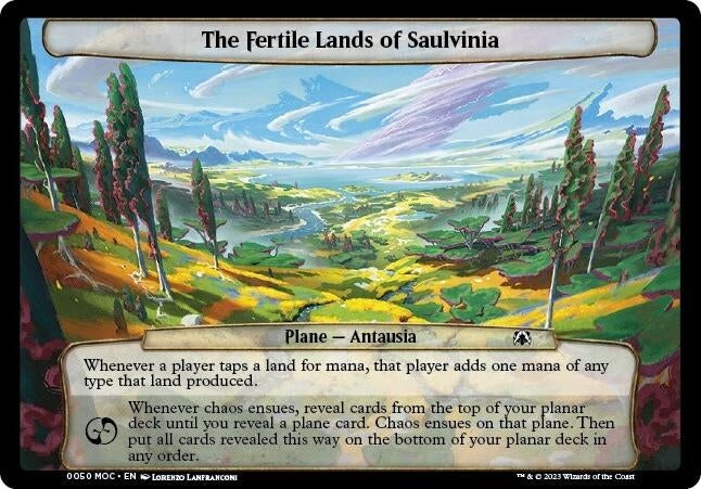 The Fertile Lands of Saulvinia (0) [MOC] - MTG Single