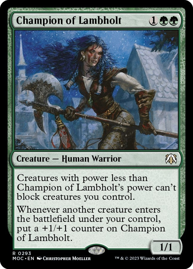 Champion of Lambholt (293) [MOC] - MTG Single