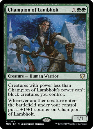 Champion of Lambholt (293) [MOC] - MTG Single