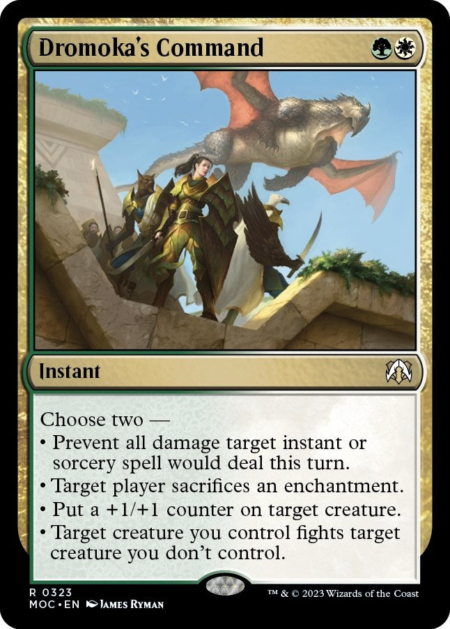 Dromoka’s Command (323) [MOC] - MTG Single