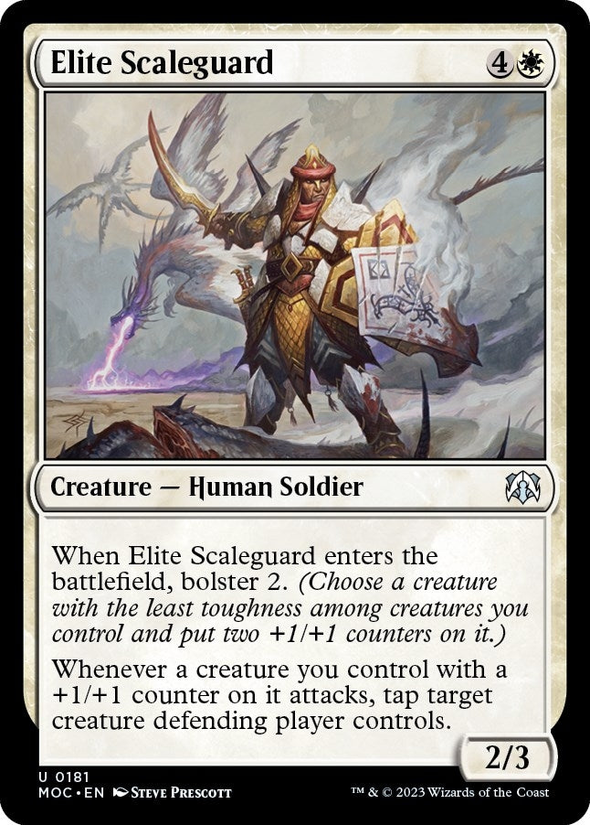 Elite Scaleguard (181) [MOC] - MTG Single