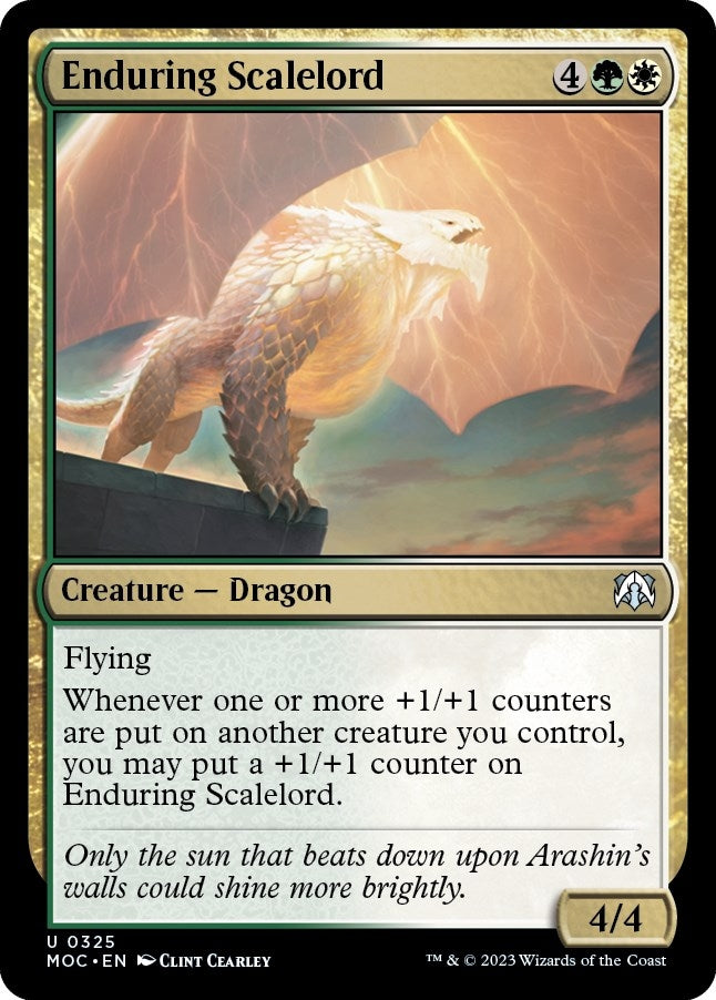 Enduring Scalelord (325) [MOC] - MTG Single
