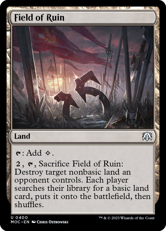 Field of Ruin (400) [MOC] - MTG Single