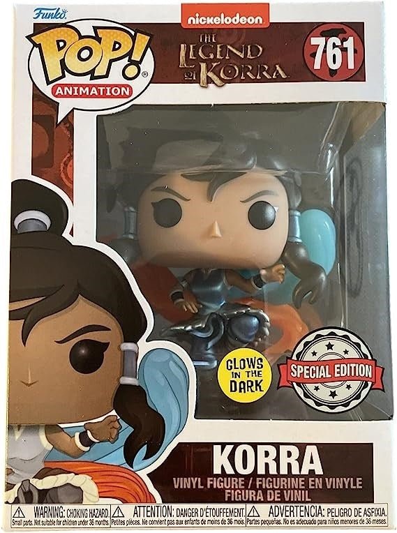 The Legend of Korra: Korra (Glow in the Dark) (761) [POP!] - Funko Sealed