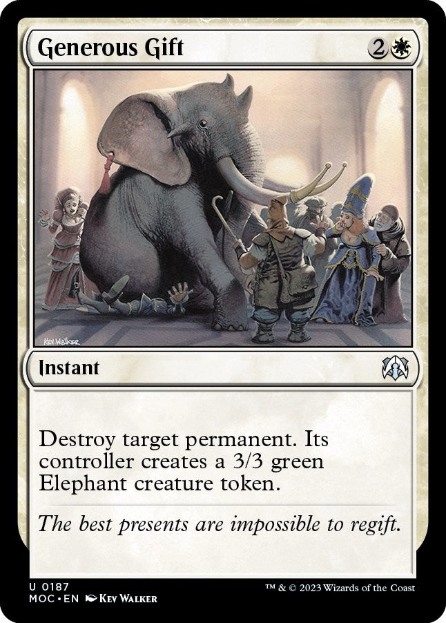 Generous Gift (187) [MOC] - MTG Single