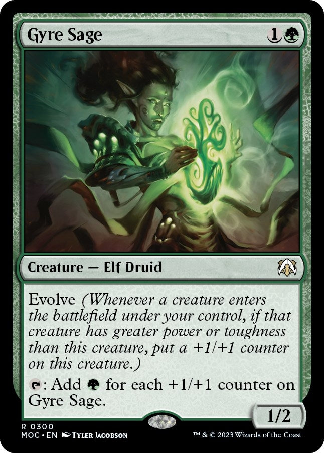 Gyre Sage (300) [MOC] - MTG Single