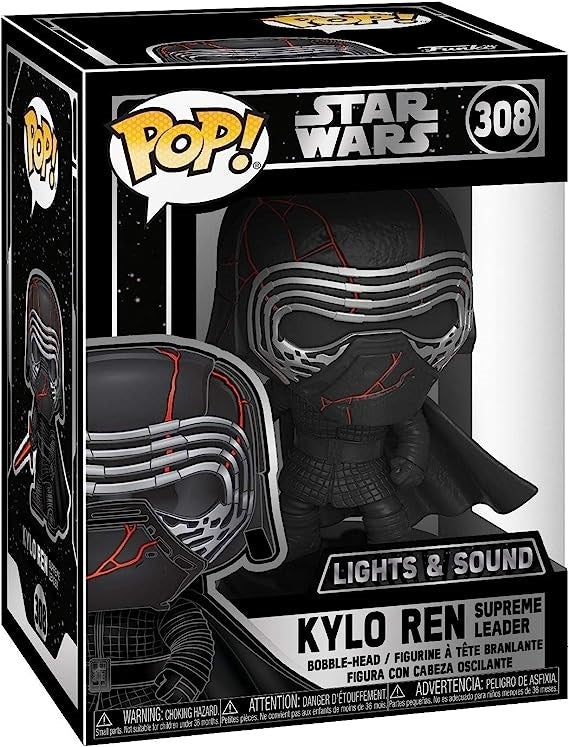 Star Wars: The Rise of Skywalker: Kylo Ren (Lights & Sound) (308) [POP!] - Funko Sealed