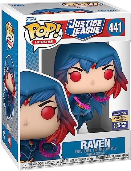 Justice League: Raven (Winter Con 2022 Exclusive) (441) [POP!] - Funko Sealed