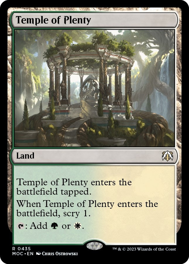 Temple of Plenty (435) [MOC] - MTG Single