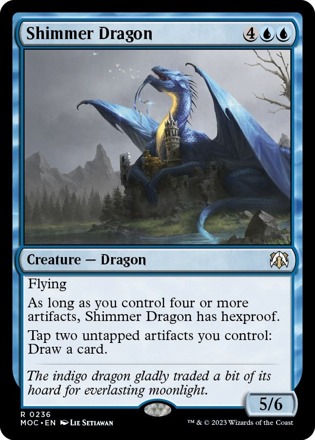 Shimmer Dragon (236) [MOC] - MTG Single