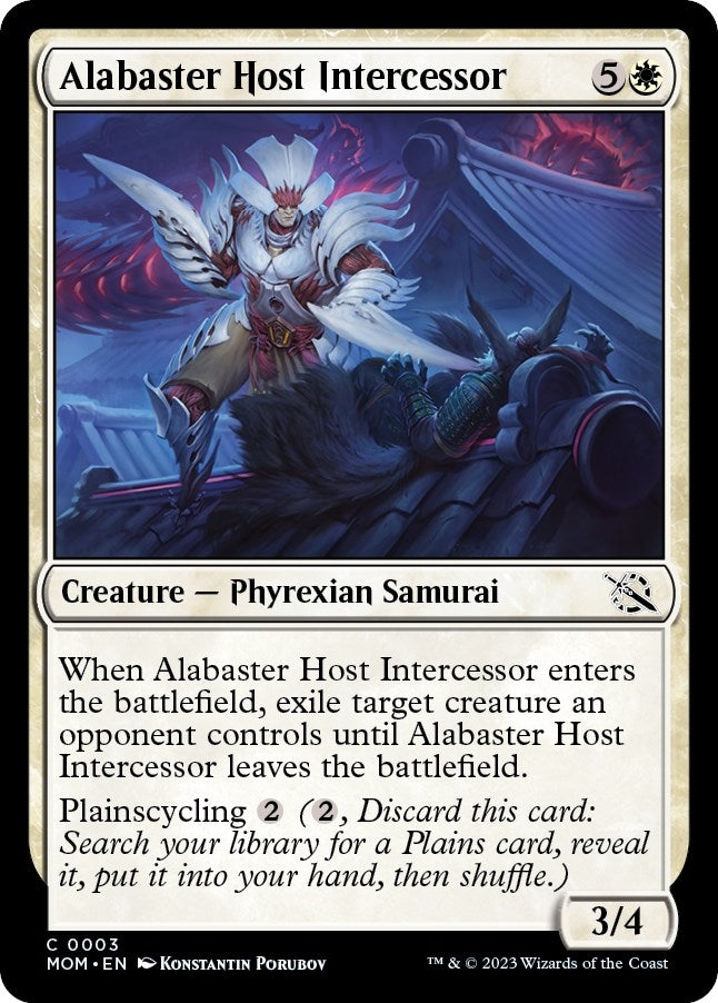 Alabaster Host Intercessor (3) [MOM] - MTG Single