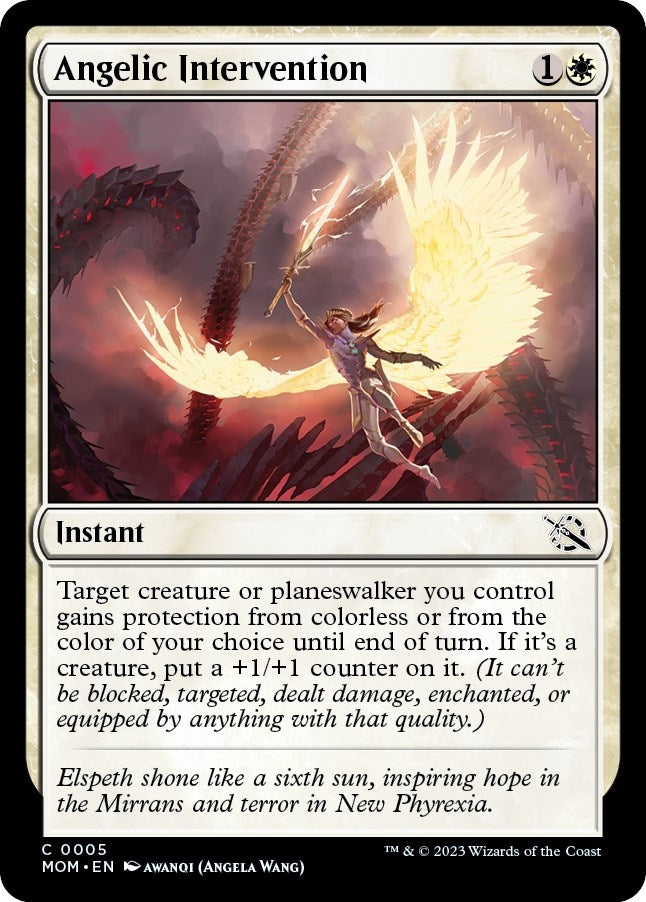 Angelic Intervention (5) [MOM] - MTG Single