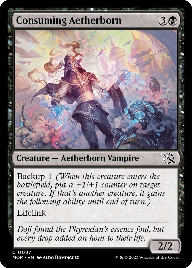 Consuming Aetherborn (97) [MOM] - MTG Single
