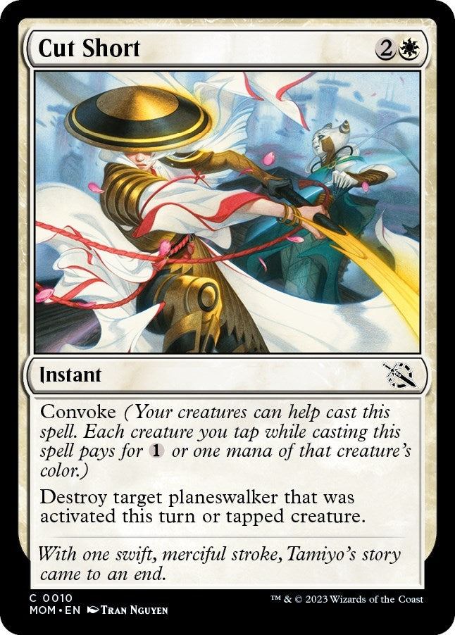 Cut Short (10) [MOM] - MTG Single