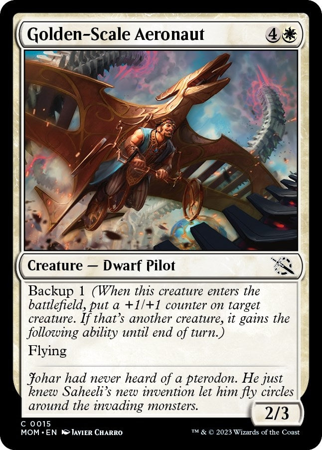 Golden-Scale Aeronaut (15) [MOM] - MTG Single