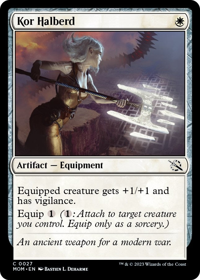 Kor Halberd (27) [MOM] - MTG Single