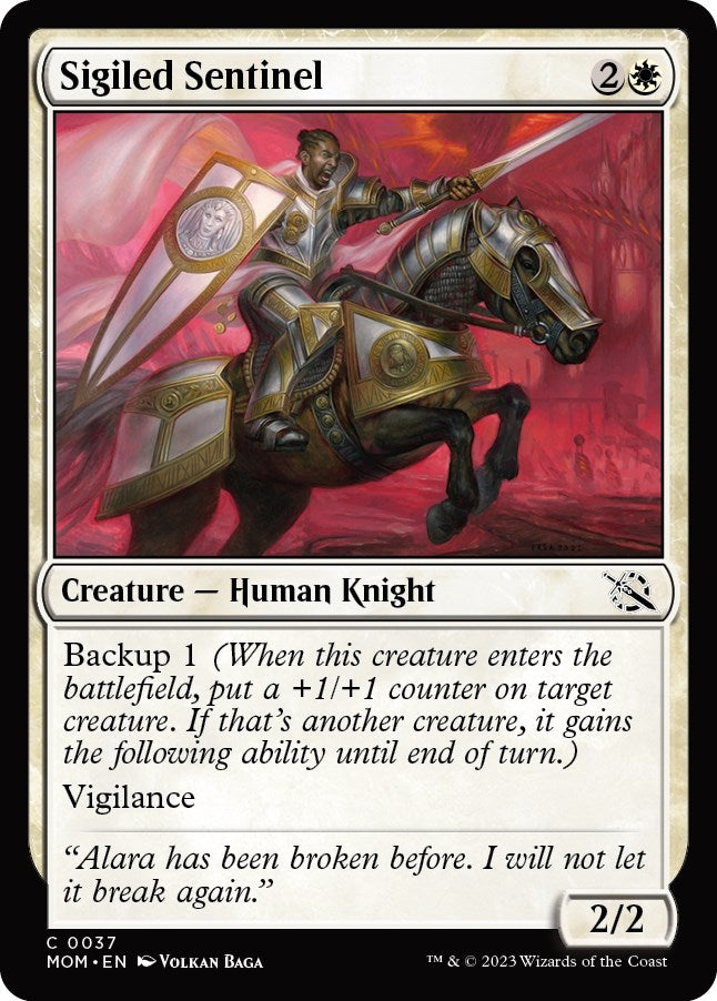 Sigiled Sentinel (37) [MOM] - MTG Single