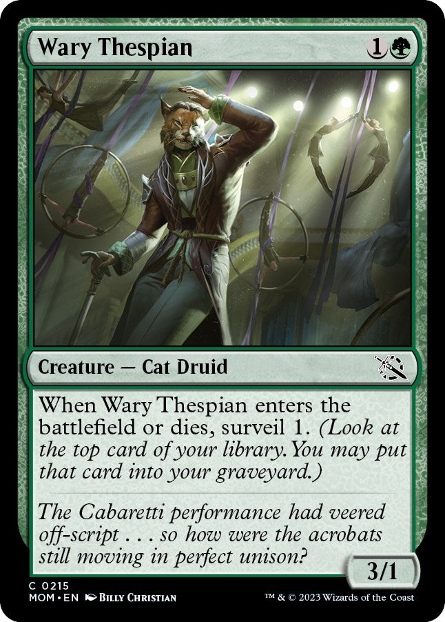 Wary Thespian (215) [MOM] - MTG Single