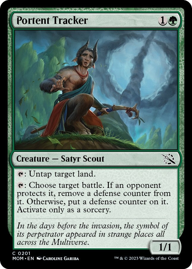 Portent Tracker (201) [MOM] - MTG Single