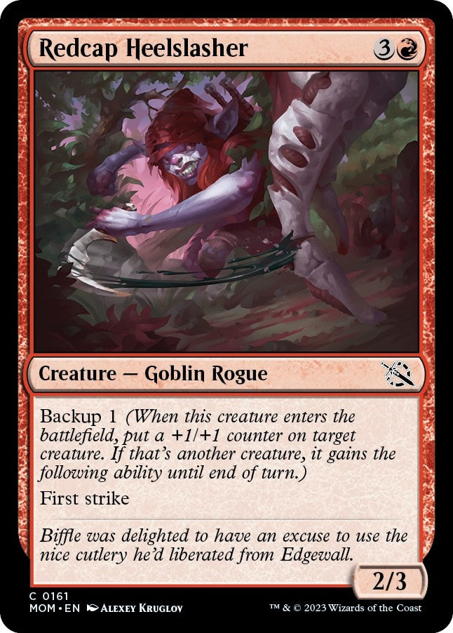 Redcap Heelslasher (161) [MOM] - MTG Single